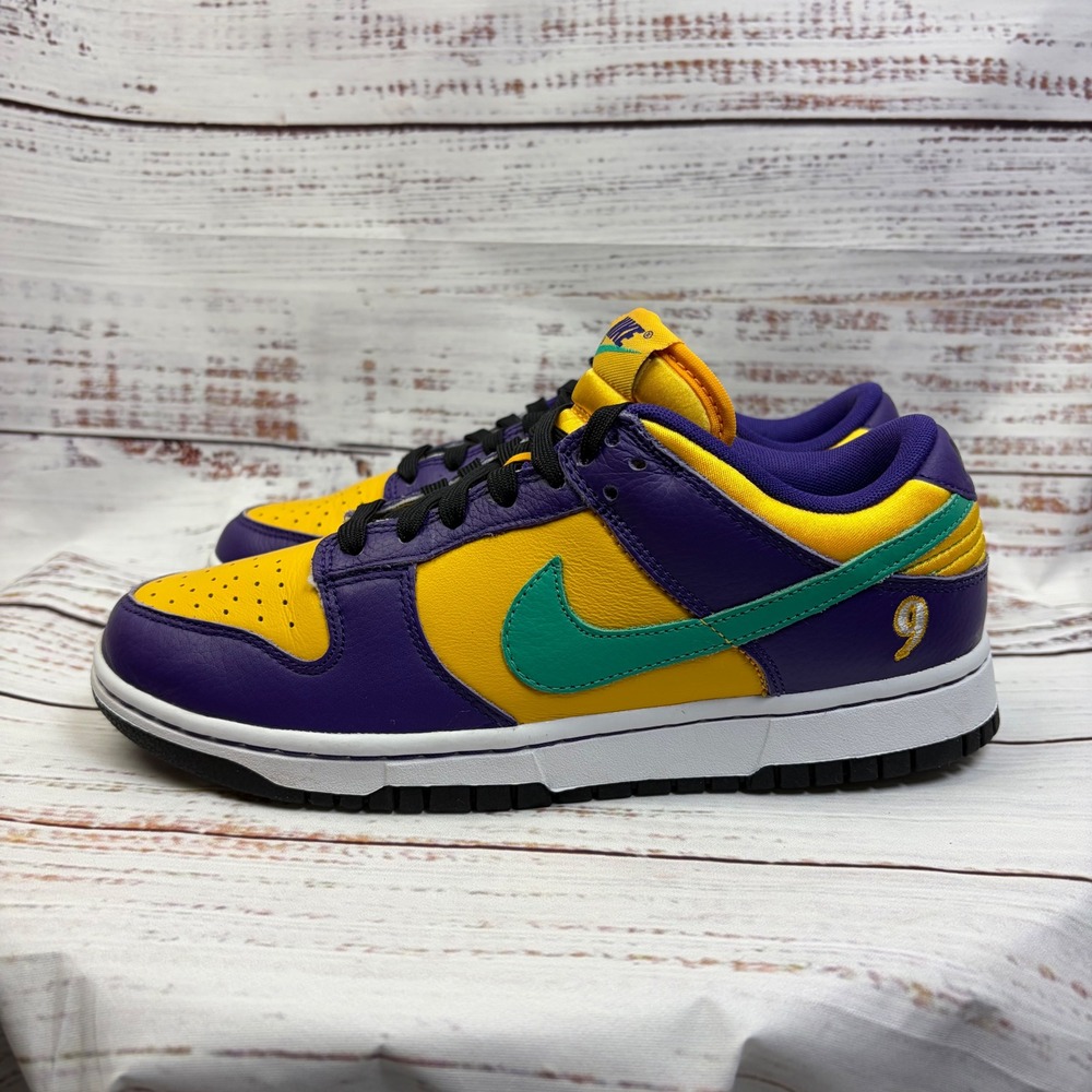 Nike Women's Dunk Low Lisa Leslie 'Sparks' 2022 DO9581-500 size 8 US 39 EU - Picture 9 of 13